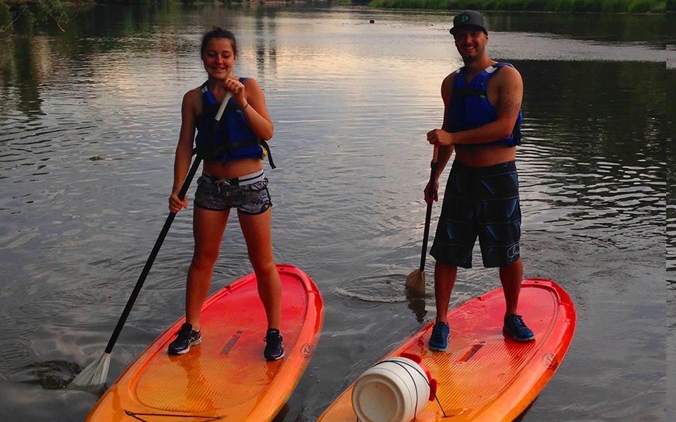 Stand Up Paddle sur Lac